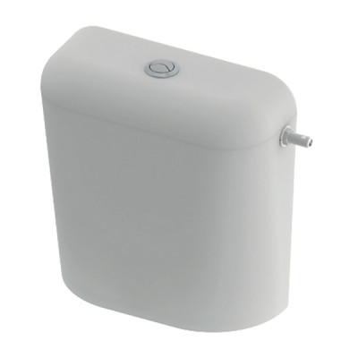 Réservoir de chasse semi bas isolé avec mécanisme DV + tube  L 1m - ROI : 00718