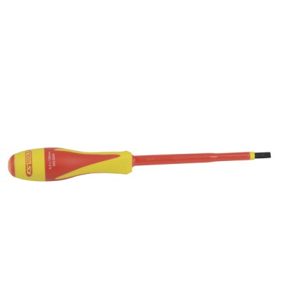 Electrician's screwdriver for slotted screws length 210mm - DIFF