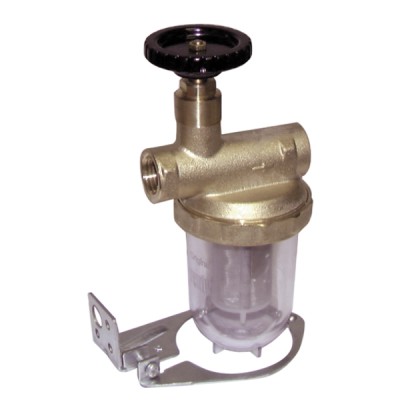 Filter of fuel pipe with valve ff1/2"  - OVENTROP : 2123104 (G080)