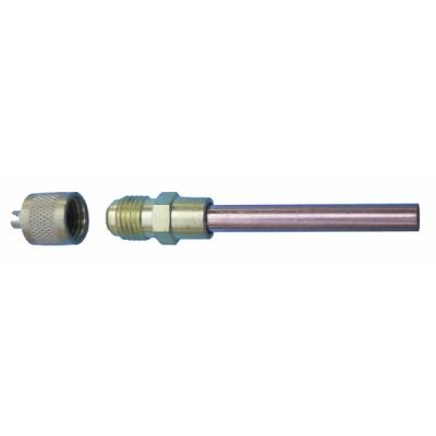 Connector extender with valve  M1/4 SAE - DIFF