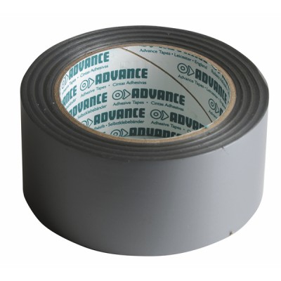 Rollo PVC adhesivo plata (50 mm x 33m) - DIFF