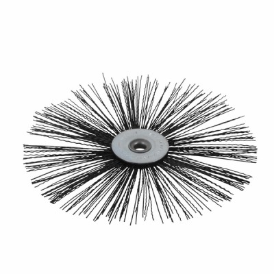 Flat nylon brush for high temperature Ø150mm - DIFF