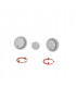 Grey knob, (3 pieces)- VAILLANT - 0020048969