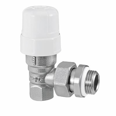 Convertible angle radiator valve bodies 3/4 RFS (built-in seal on connector)  (X 10) - RBM : 310500