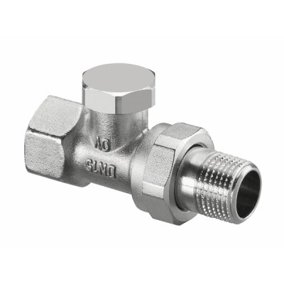 Straight radiator valve with presetting and isolating Combi 2 DN 10  - OVENTROP : 1091161