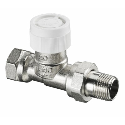Presetting thermostatic radiator valve body straight AV9 DN10 - OVENTROP : 1183803
