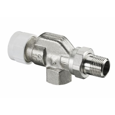 Presetting thermostatic radiator valve body reversed angle AV9 DN15 - OVENTROP : 1183904
