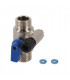 Vanne remplissage bleue plaque de raccordement- UNICAL - 03534