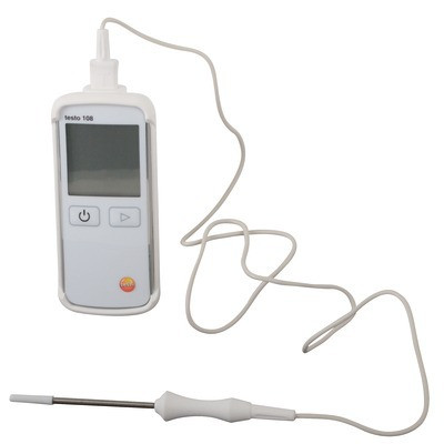 Thermomètre à sonde interchangeable TC Type K/T - 108- TESTO - 0563 1080