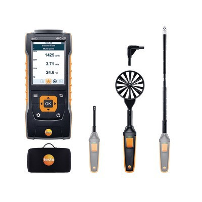 Set testo 440 deltaP - Sonde à hélice Bl- TESTO - 0563 4410