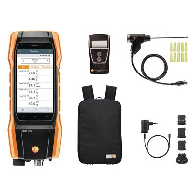 TESTO 300 Initial Confort avec imprimante, dilution CO, connecteur Bluetooth, sac à dos- TESTO - 0564 3002 98