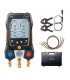 Kit standard Testo 550S avec flexibles - kit manomètre froid 2 voies- TESTO - 0564 5504
