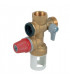 Groupe de sécurité droit laiton - 38mm MF3/4"- DIFF - 100091