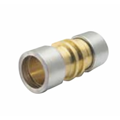 Straight brass connector. LOKRING 12,7 NK Ms 50 (X 10) - VULKAN LOKRING : 12,7 NK Ms 50-B10