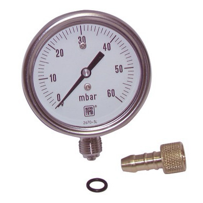 Manómetro 0 a 60 mbar con tetina- DIFF - 100250