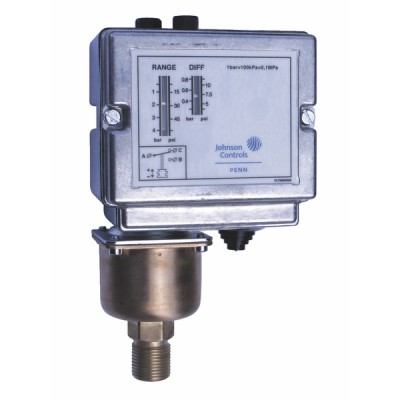 Steam and water pressure switch - JOHNSON CONTROLS : P48AAA-9140