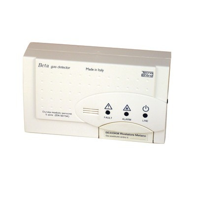 Gas leak detector with replaceable sensor, type SE333KM (natural gas)- TECNOCONTROL - SE333KM