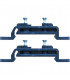 Pince pour fixation sur rail DIN d'un socle- E.R.E REGULATION - RZB106A000  - (X2)