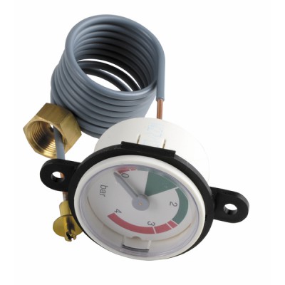 Pressure gauge with bracket - DE DIETRICH CHAPPEE : SX9951830