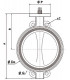 Wafer butterfly valve nf gaz dn80- DIFF - 109709