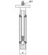 Robinet à papillon NF GAZ DN80- DIFF - 109709