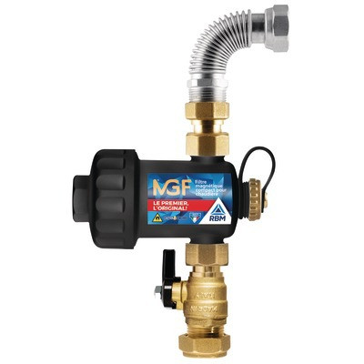Filtro magnético MGF negro válvula de oliva 22- RBM - 37010500