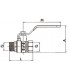 Válvula de bola MH tipo construcción 1/2"- DIFF - 110029