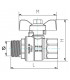 Ball valve MF butterfly handle 1/2"- DIFF - 110036