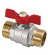 Válvula de bola MM mango mariposa 3/8"- DIFF - 110046