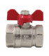 Ball valve FF butterfly handle PN 40 1/2"- DIMPEXP - 1342-12