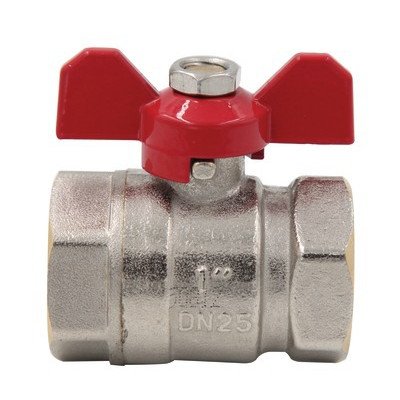 Ball valve FF butterfly handle PN 40 1/2"- DIMPEXP - 1342-12