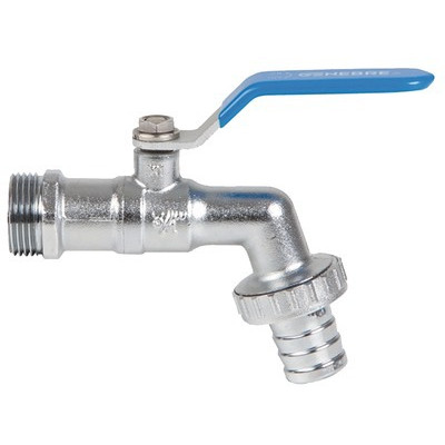 Ball valve garden tap, hose connector 3/4" 3/4"- DIFF - 110137