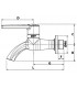 Robinet antigel breveté SKY M1/2''- EFFEBI - 1750P404