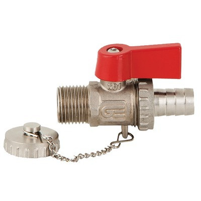 Robinet M1/2'' avec levier et bouchon F3- DIFF - 110149