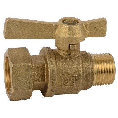 Válvula de corte antes / después del contador MH recta 3/4"- DIFF - 110158