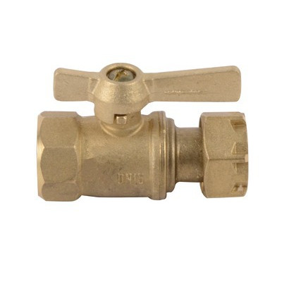 Robinet d'arrêt compteur droit F3/4"xFT3- DIFF - 110161