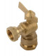 Water meter isolation ball valve angled for PE tube 3/4"- DIFF - 110166
