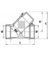 Filtro tamiz en Y latón H1/2"- DIFF - 110218