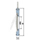 Clapet simple battant sandwich acier zingué DN50- SFERACO - 364050