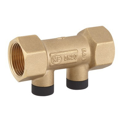 Clapet droit F1"1/2xF1"1/2 avec bouchon plastique- DIFF - 110308