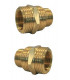 Isobar water pressure reducer multi-threaded 1/2 to 3/4 brass cover ISOPLUS- ITRON - ISOPLUSMG