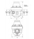 Reductor isobar HH 3/4" tapa composite iso20fcc- ITRON - ISO20FCCMG