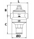 Reductor presión inox 3/4 nf- RBM - 510570