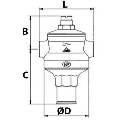 Reductor presión inox 3/4 nf- RBM - 510570