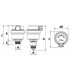 Miniluft CP 3/8 with shut-off valve- RBM - 7910340
