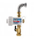 Magnetic filter MGF white with valve and compression fitting 22- RBM - 37010510