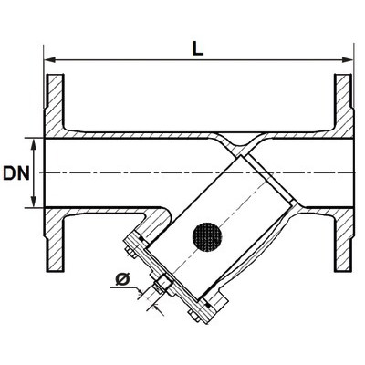 Filter 233 80 with rinsing valve- DIFF - 110516