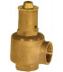 Heating safety valve bronze body FF 26x34 26x34 4 bar- GOETZE - 651MHIK-25-F/F-25/25 4B