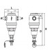 Séparateur particules boues DIRTERM laiton F1"1/2- RBM - 28290800