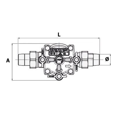 Testable disconnector BA2860 M1-1/4"- SOCLA - 149B3883